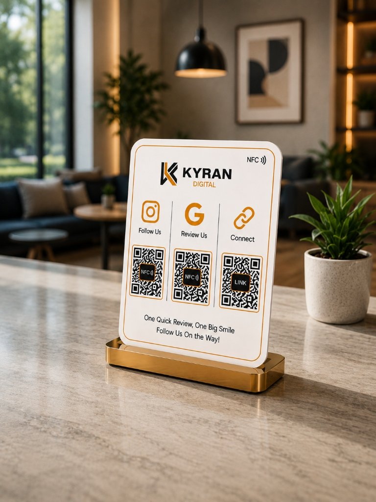 Multi Connect 3 QR Standee